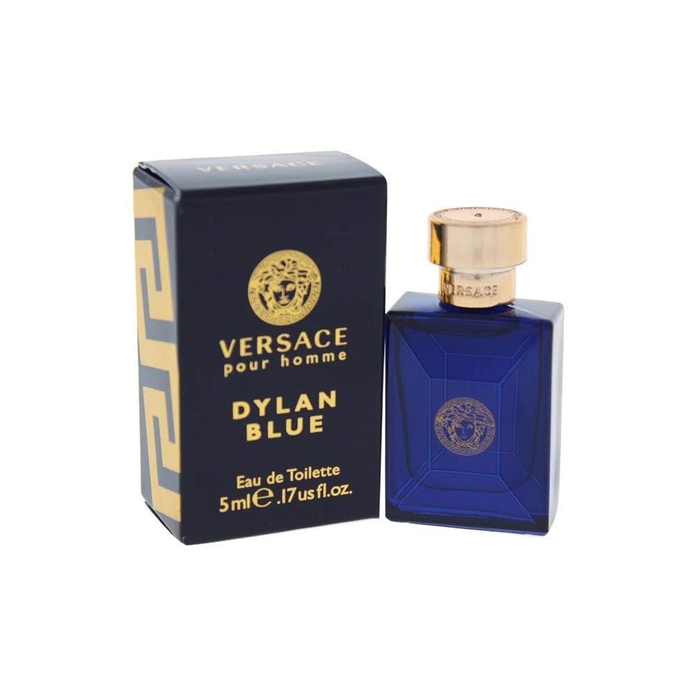 Versace Dylan Blue Cologne for Men Eau De Toilette Mini, 0.17